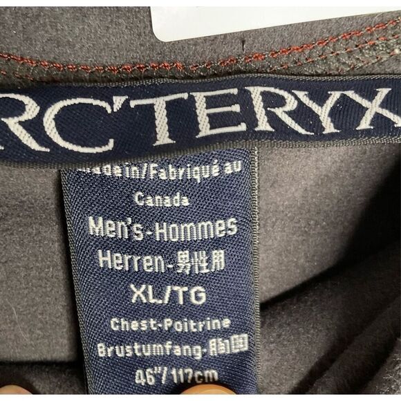 Arc'teryx Sweater Mens XL Quarter Zip Polartec Fleece Winter Pullover Menscorp - Picture 6 of 11